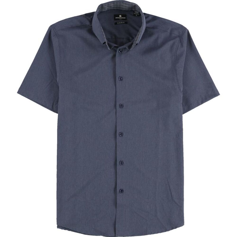 BROOKLYN BRIGADE Mens Performance Stretch Button Up Shirt, NWT